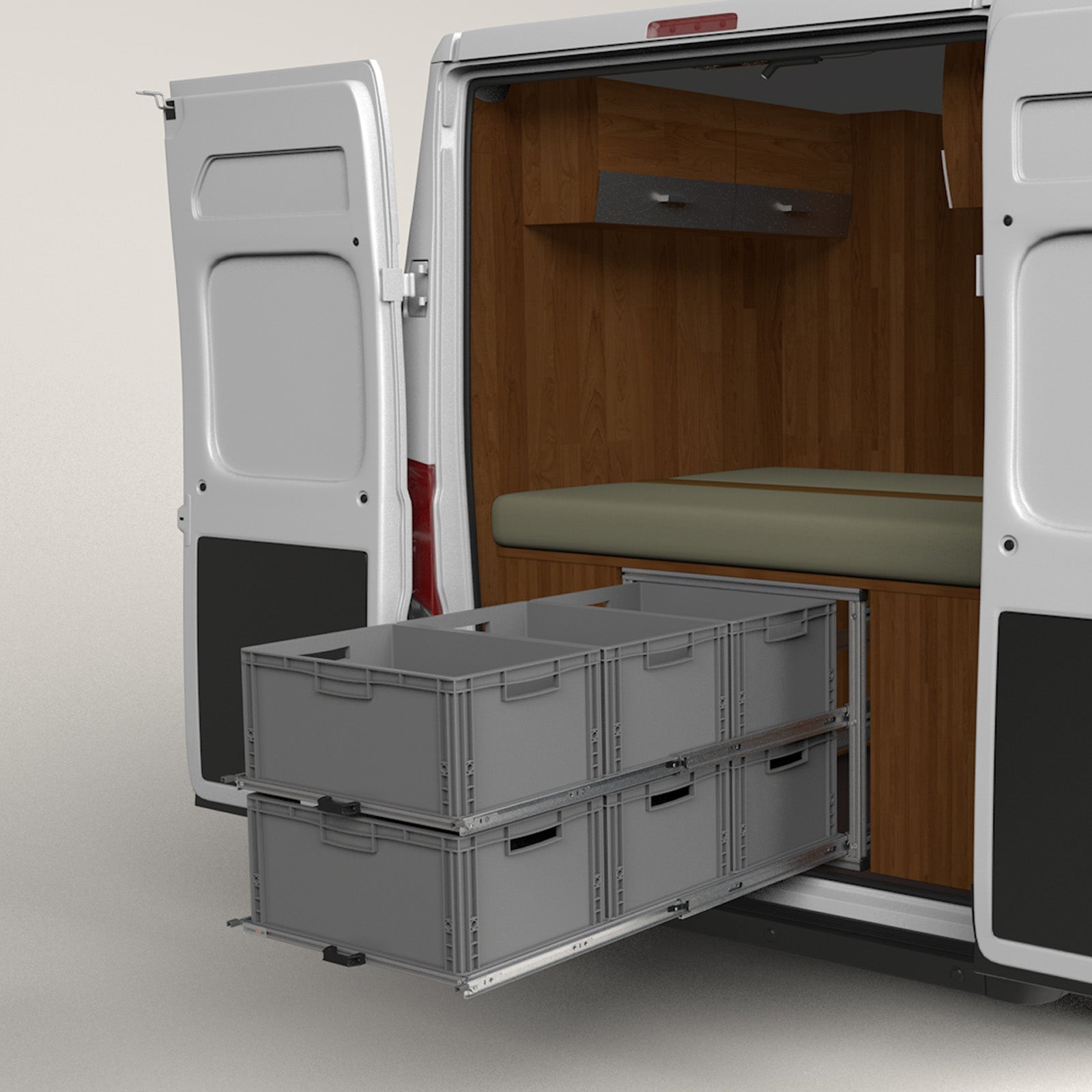 Heckauszug Camper Kastenwagen 2 Etagen Euroboxstandard CamperXL