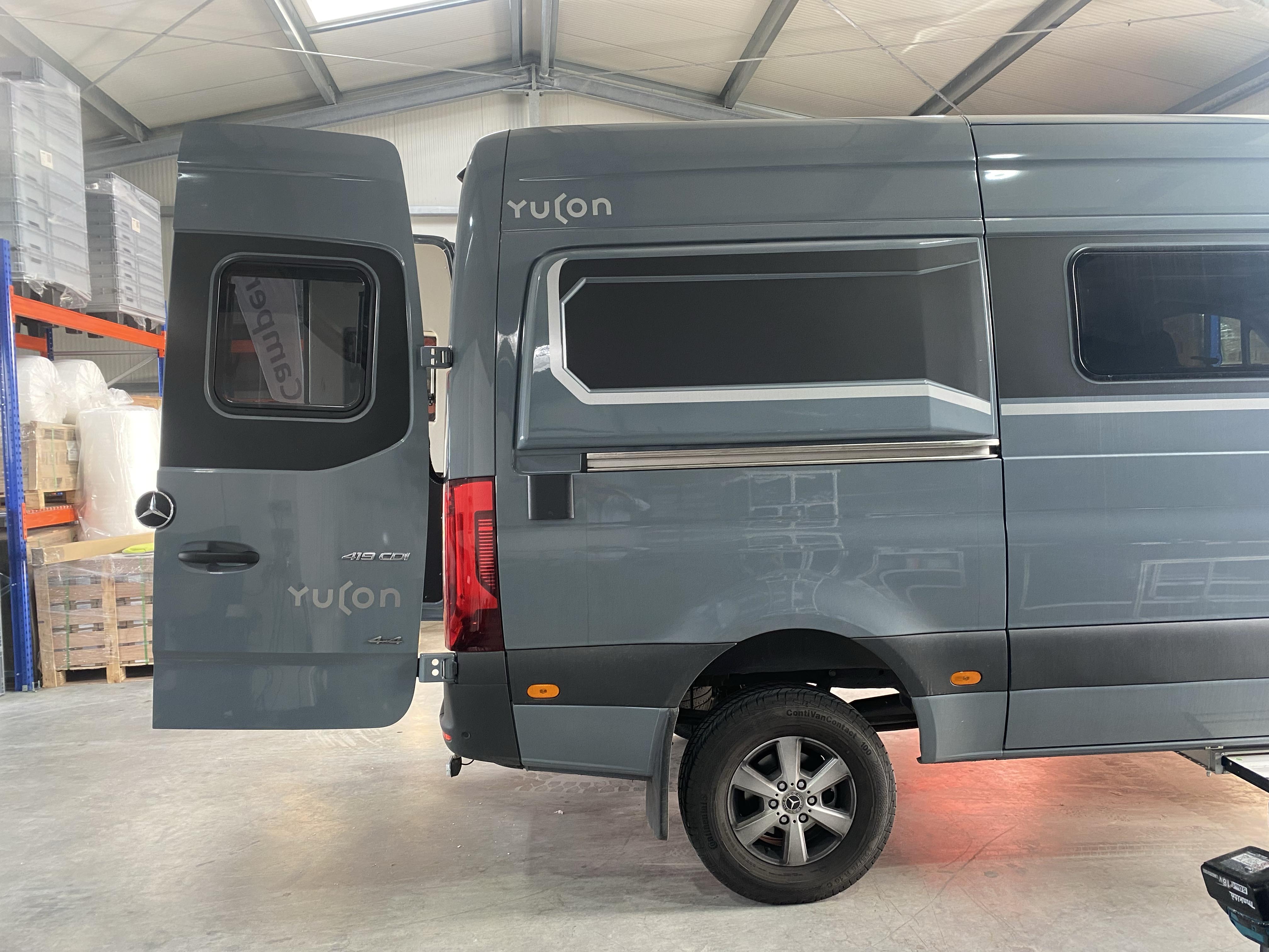 Heckauszug für FRANKIA Yucon 6.0 BD | Schwerlastauszug euroboxoptimiert