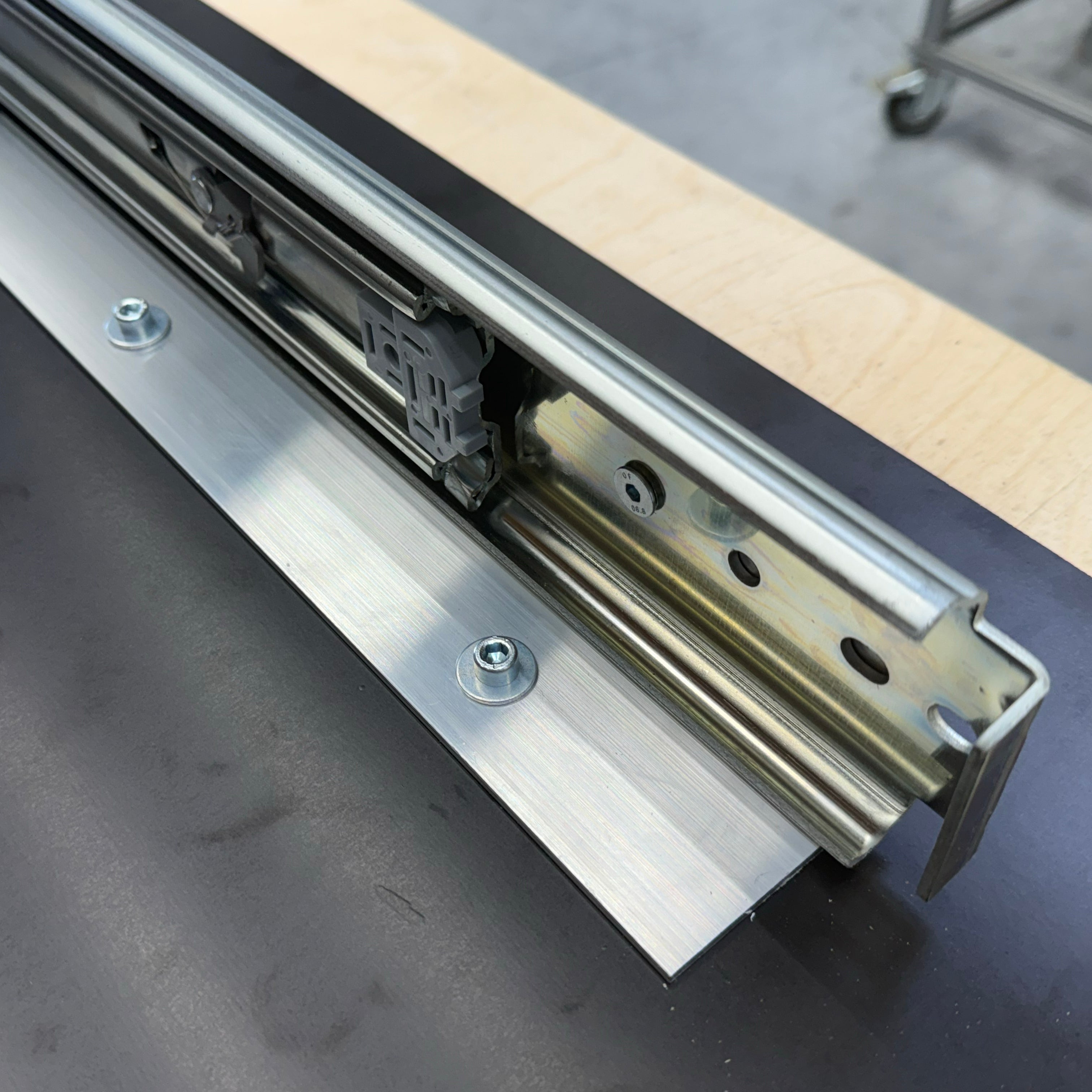 DIY rear pull-out Eurobox variants XS-XXL 400mm-1800mm