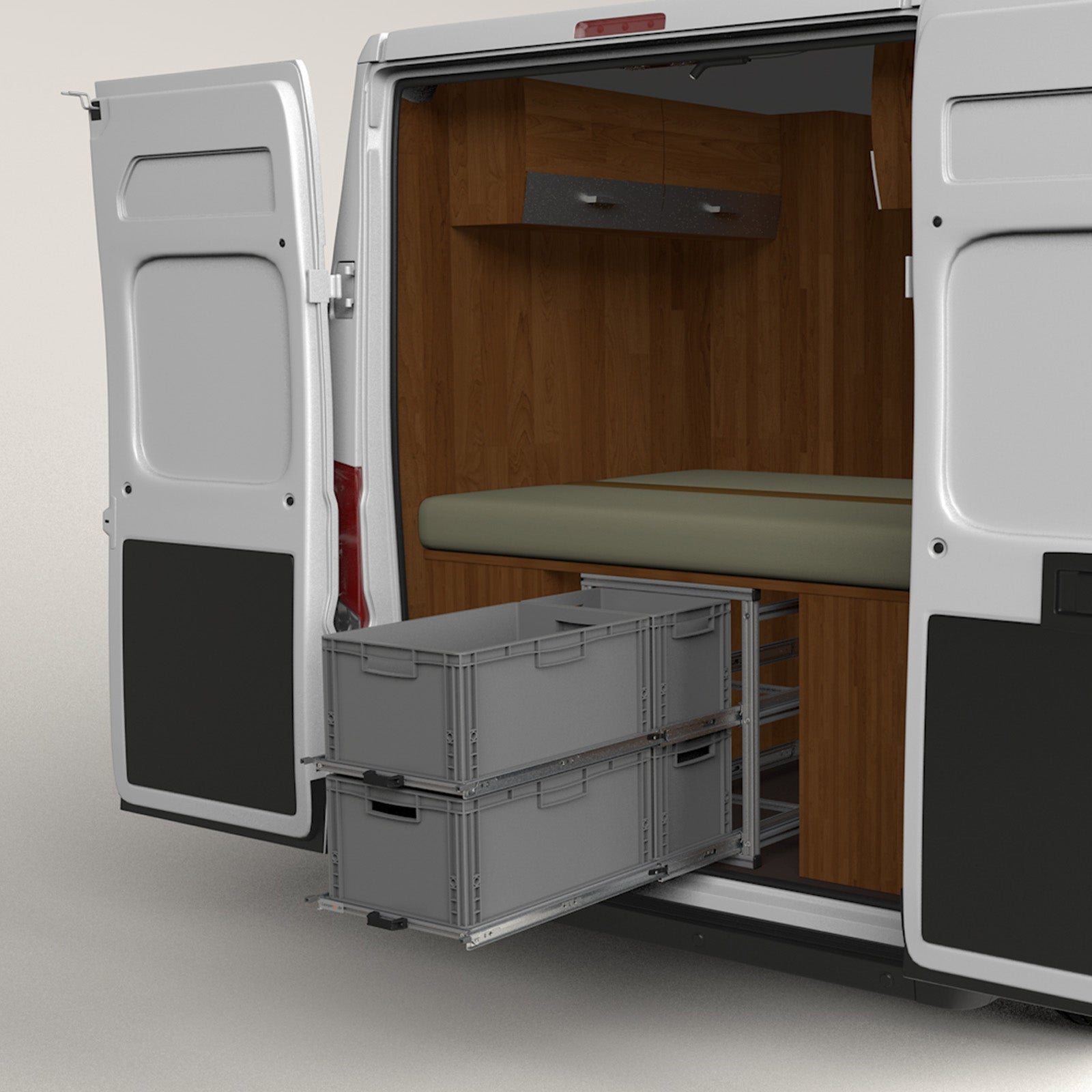 Heckauszug Camper Kastenwagen 2 Etagen Euroboxstandard CamperXL