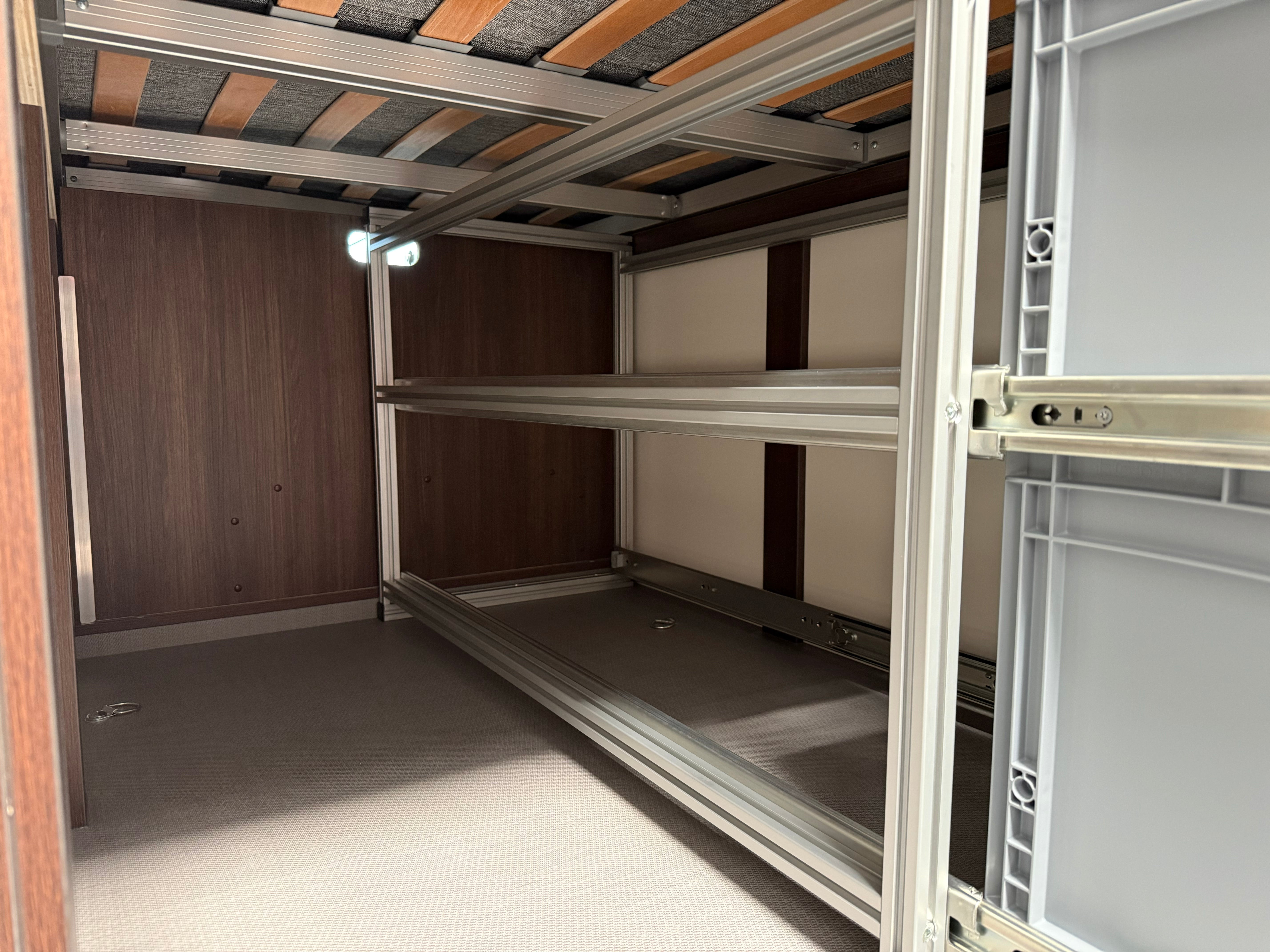 Tiroir arrière 2 étages Pössl Summit 600 Prime & Plus modèle >2025