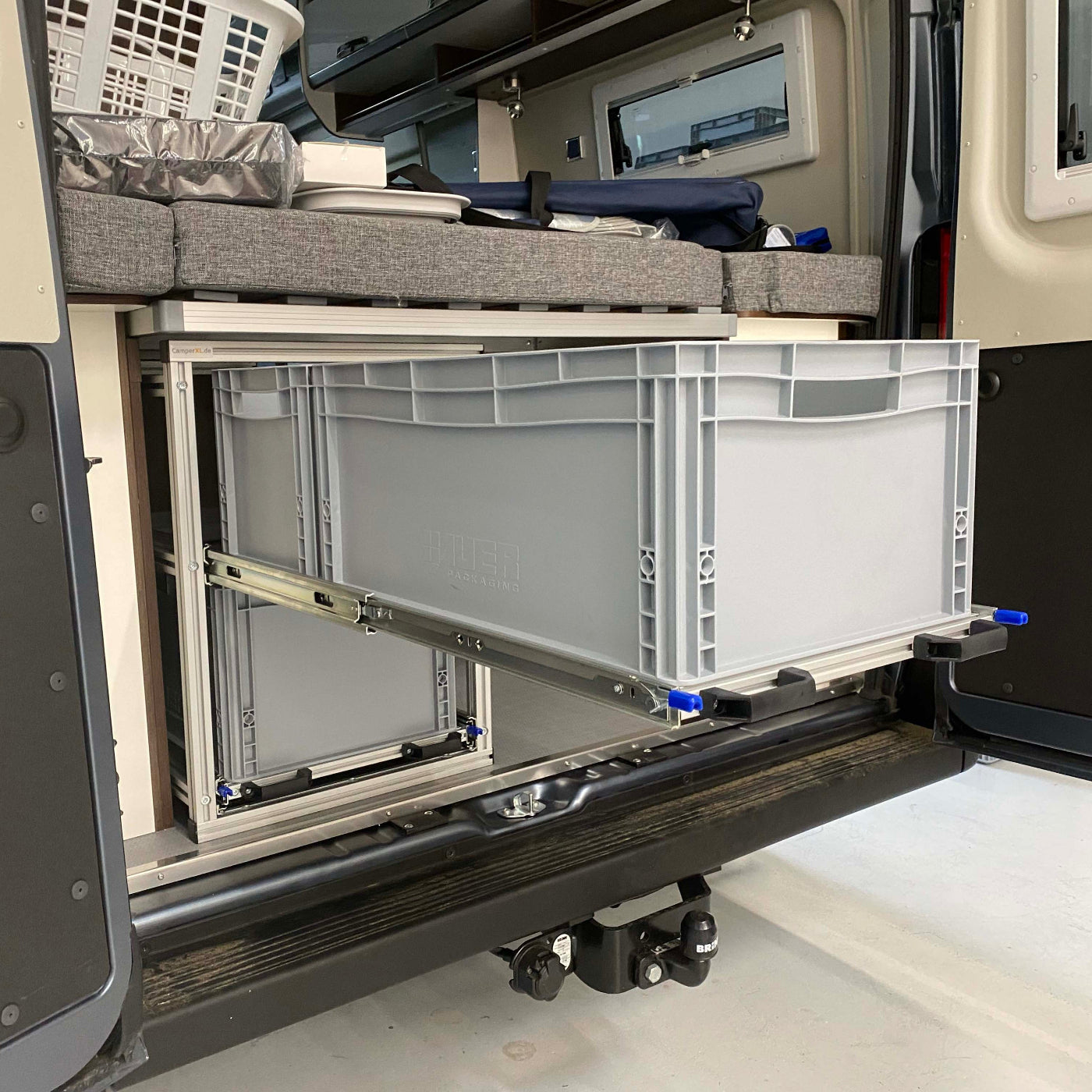 Heckauszug Pössl Summit 540 vollständig ausgezogen